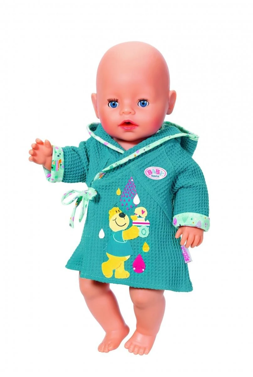 Zapf BABY born Bath Bathrobes 2 assorted Lėlės drabužių rinkinys