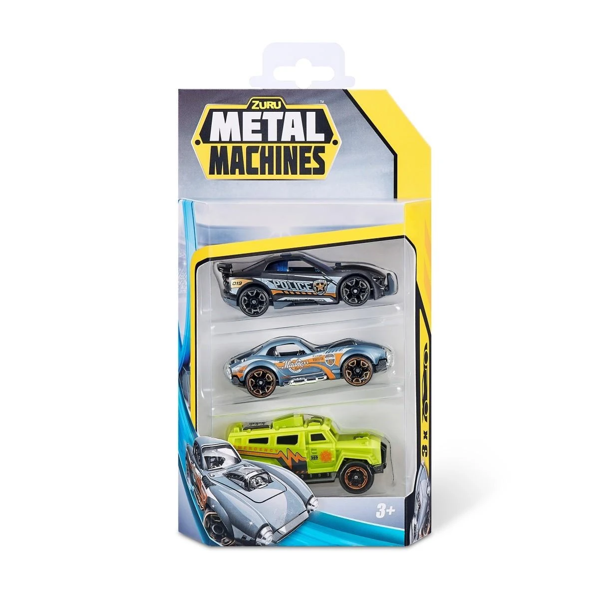 Metal_Machin Automobilių rinkinys Zuru Metal Machines 6715