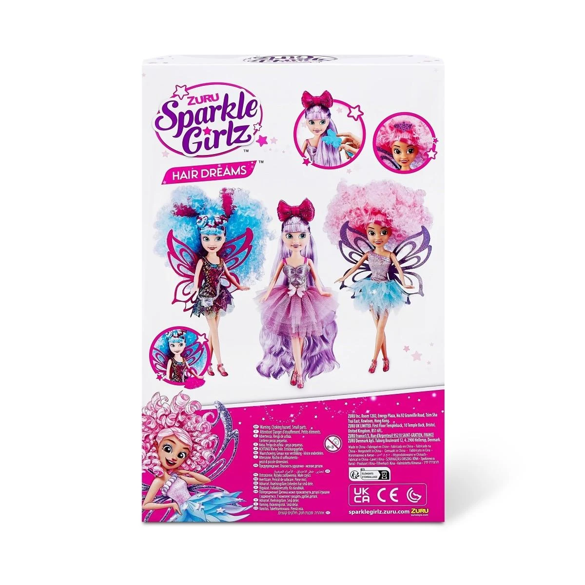 SPARKLE GIRLZ 27cm lėlė Hair Dreams, asort., 100313
