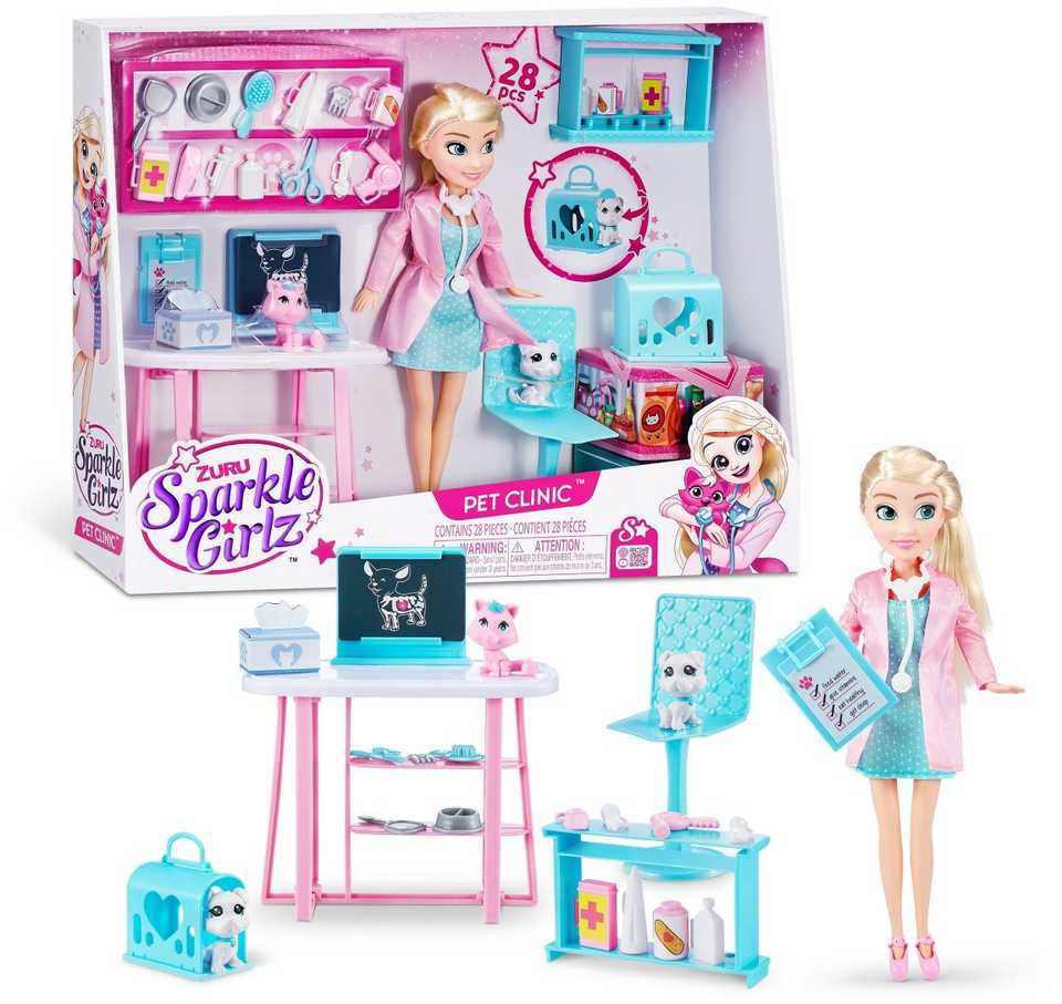 Sparkle_Girl Lėlė Sparkle Girlz Pet Clinic 100184, 10.5 cm