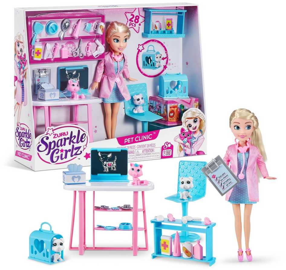 Sparkle_Girl Lėlė Sparkle Girlz Pet Clinic 100184, 10.5 cm