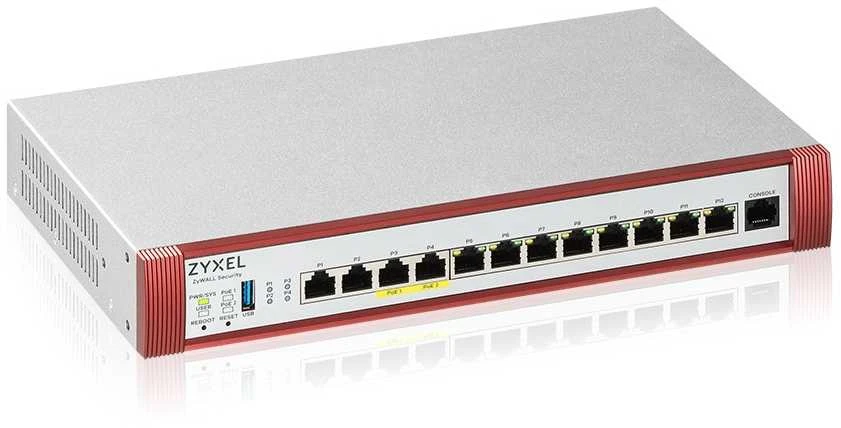 Maršrutizatorius ZYXEL USG FLEX 500 H, 2*2.5G, 2*2.5G( POE+) & 8 GIGABIT USER-DEFINABLE PORTS, 1*USB WITH 1 YR GOLD SECURITY PACK