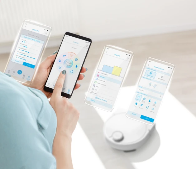 Robotas Hobot Legee D8 baltas (Ekspozicinė prekė) aprašymas - Prekės nuotrauka