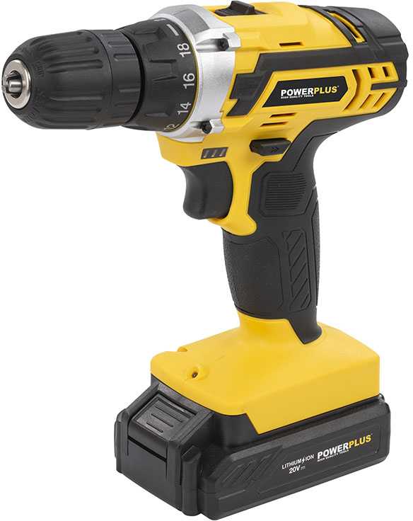 Akumuliatorinis gręžtuvas 20V, 2x1,3Ah, 134 priedai POWX00830 POWERPLUS