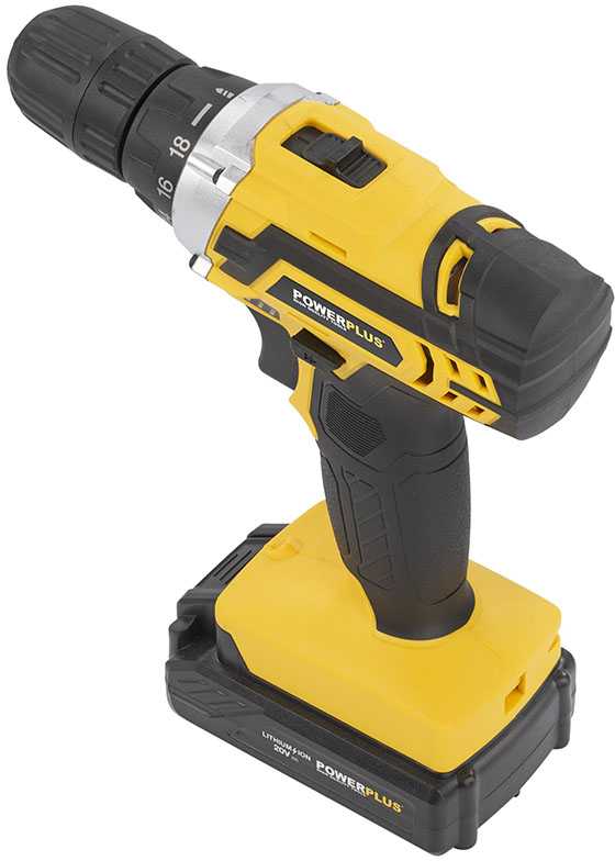Akumuliatorinis gręžtuvas 20V, 2x1,3Ah, 134 priedai POWX00830 POWERPLUS