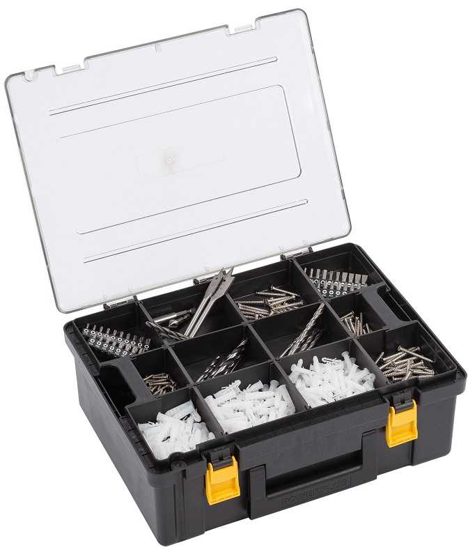 Akumuliatorinis gręžtuvas 20V 2x1,5Ah, akumuliatorinis + priedai POWXB10070 POWERPLUS XB