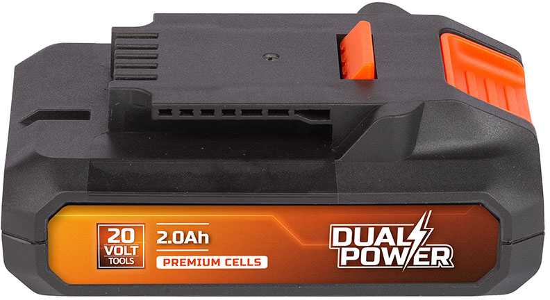 POWERPLUS Akumuliatorius 20V 2AH Dual Power Powdp9021 – tik dvigubos galios 20V įrankiams