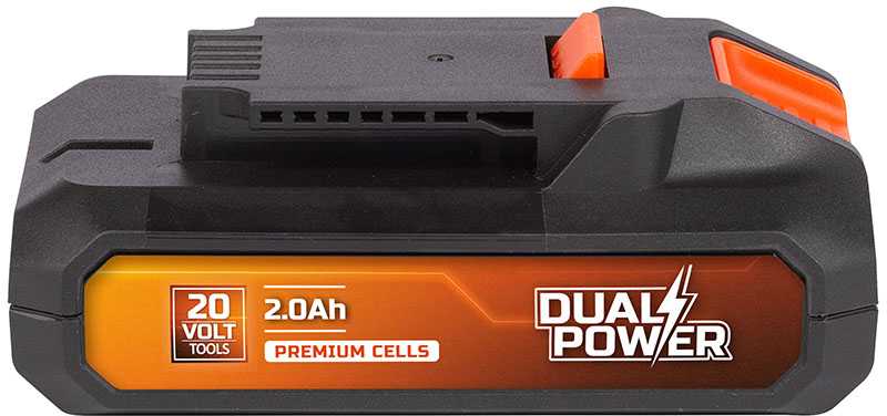 POWERPLUS Akumuliatorius 20V 2AH Dual Power Powdp9021 – tik dvigubos galios 20V įrankiams