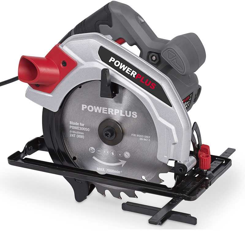 POWERPLUS Reguliuojamo kampo diskinis pjūklas 1200 W POWE30050