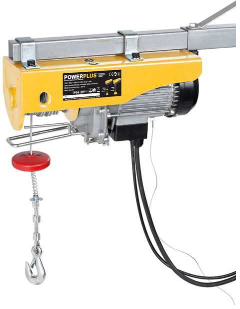 Elektrinė gervė 1050W, 300 / 600kg POWX902 POWERPLUS X