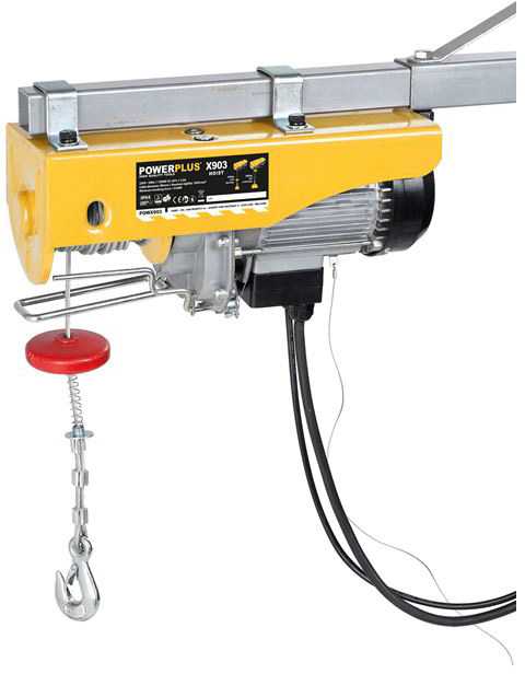 Elektrinė gervė 1300W, 400 / 800kg POWX903 POWERPLUS X