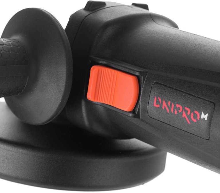 Kampinis šlifuoklis 1200W, 125mm, reg. greičiu GS-140SE DNIPRO-M