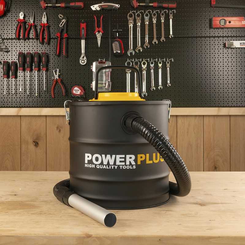 POWERPLUS pelenų siurblys 1600 W, 20 l, POWX3013
