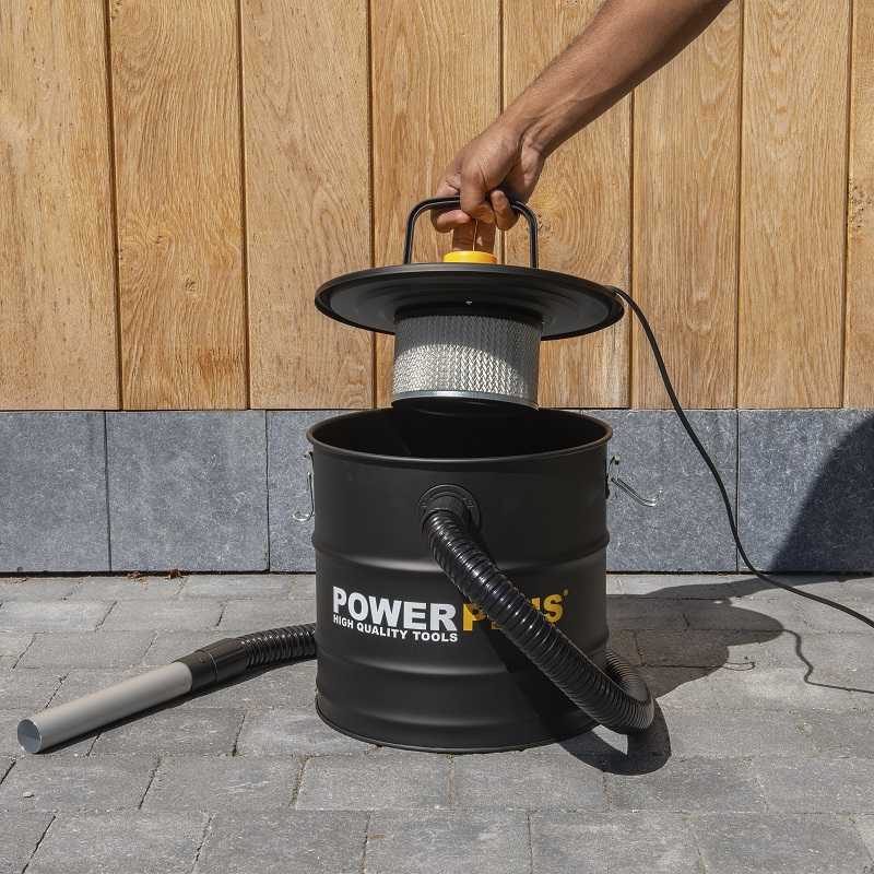 POWERPLUS pelenų siurblys 1600 W, 20 l, POWX3013