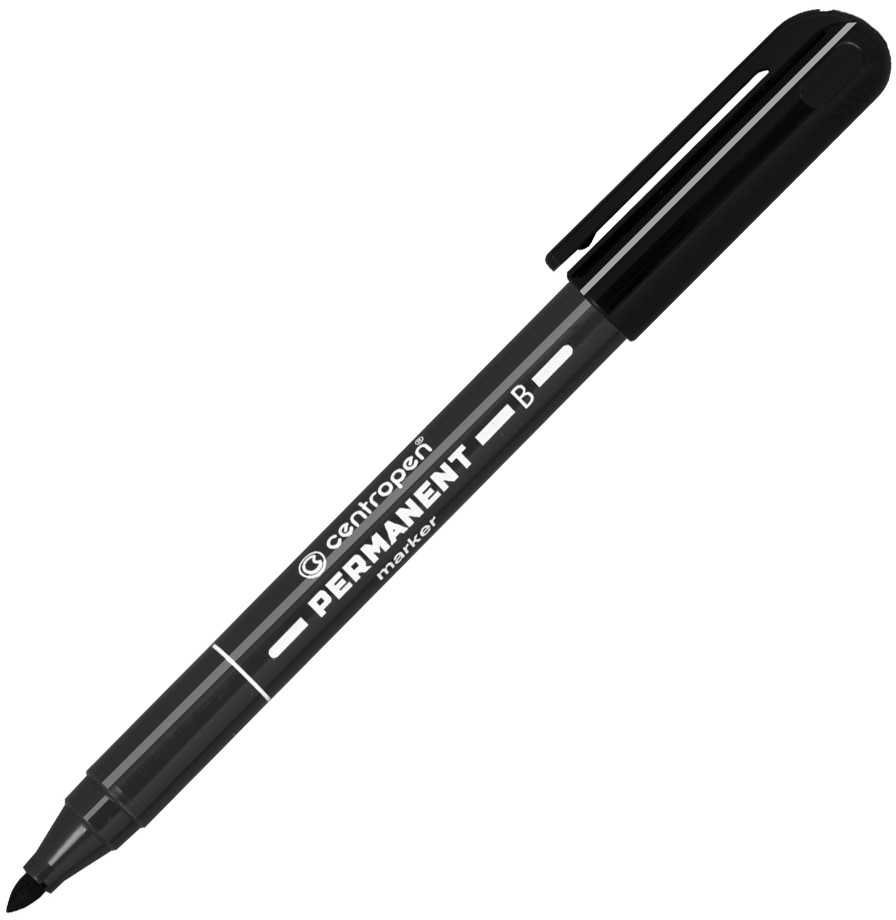 Centropen, marker 2836, juoda, 10vnt, 2mm, na bazie alkoholu, cena za 1 vnt
