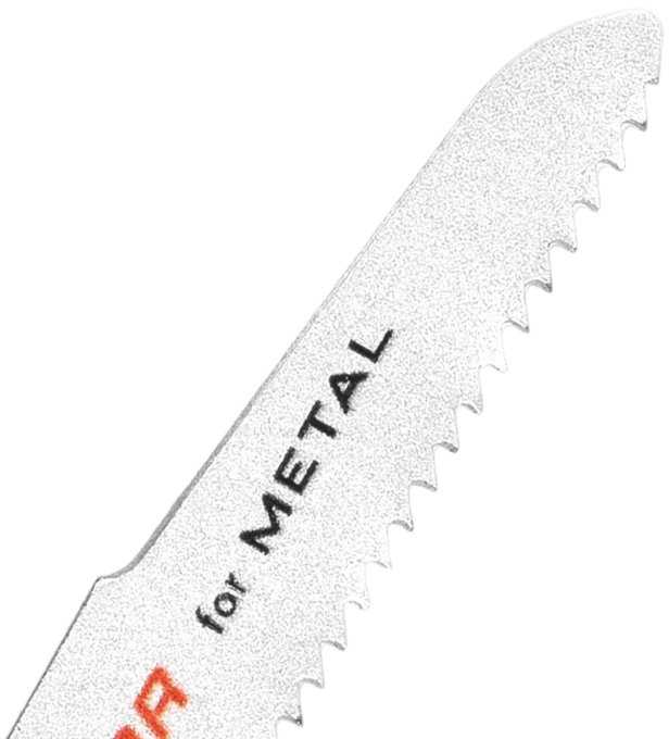 Siaurapjūklio ašmenys T118A metalo lakštams, 92 mm (3 vnt.) DNIPRO-M