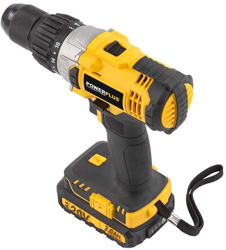 Smūginis gręžtuvas 20V 2xLi-Ion POWX00445 POWERPLUS X