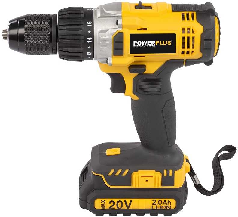 Smūginis gręžtuvas 20V 2xLi-Ion POWX00445 POWERPLUS X