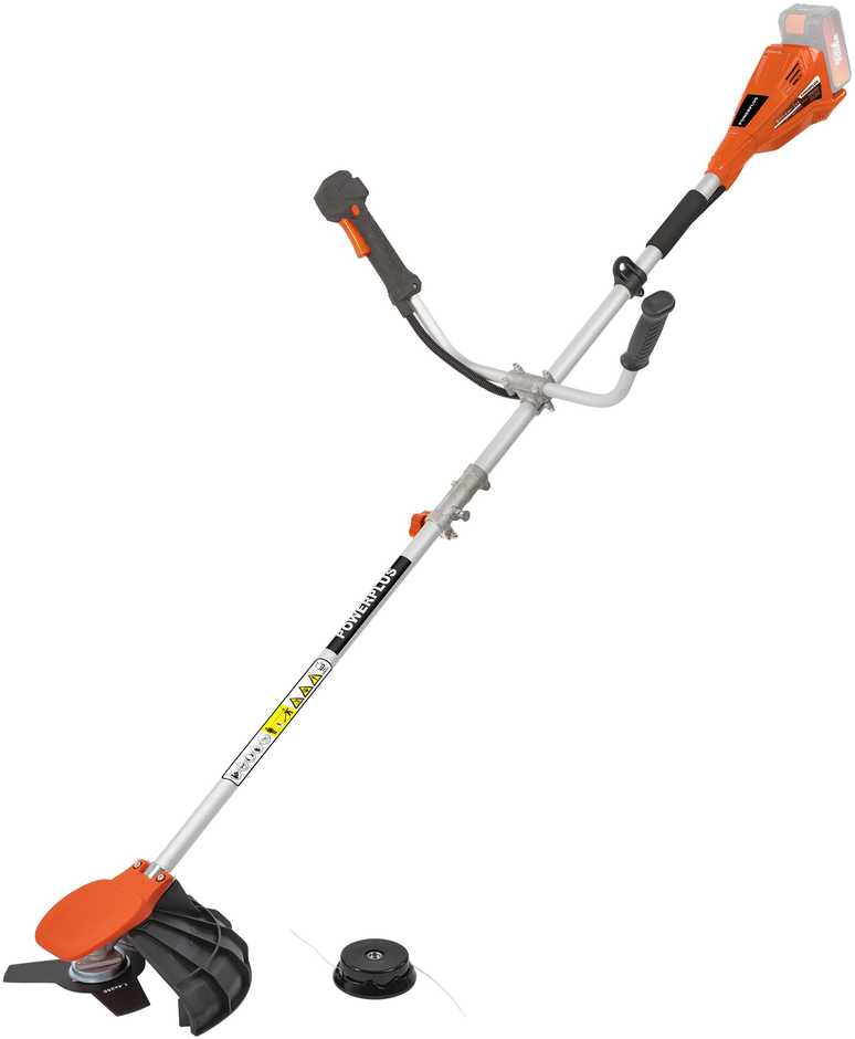 Powerplus POWDPG75510 krūmapjovė, 40V, 330mm, 255mm, 5500min-1, be šepetėlių, 2-in-1, be akumuliatoriaus