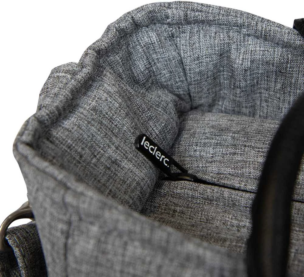 Leclerc Baby sauskelnių krepšys, pilkas (Grey melange)