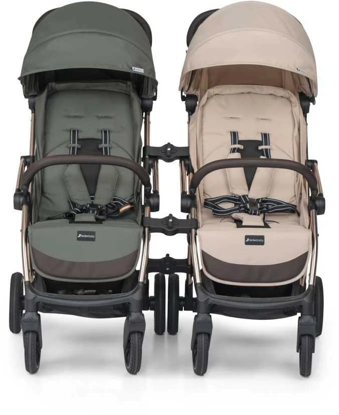 Leclerc Baby Twin/Duo vežimėlių jugtis, juoda