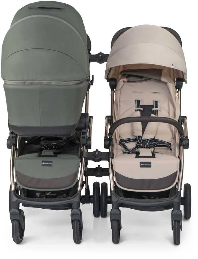 Leclerc Baby Twin/Duo vežimėlių jugtis, juoda