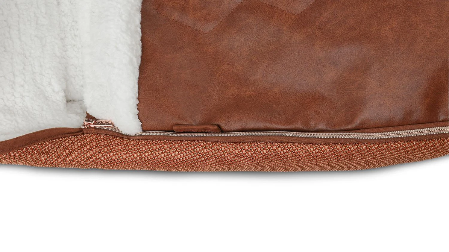 Leclerc Baby Hexagon Footmuff vokelis vaikui - rudos spalvos oda
