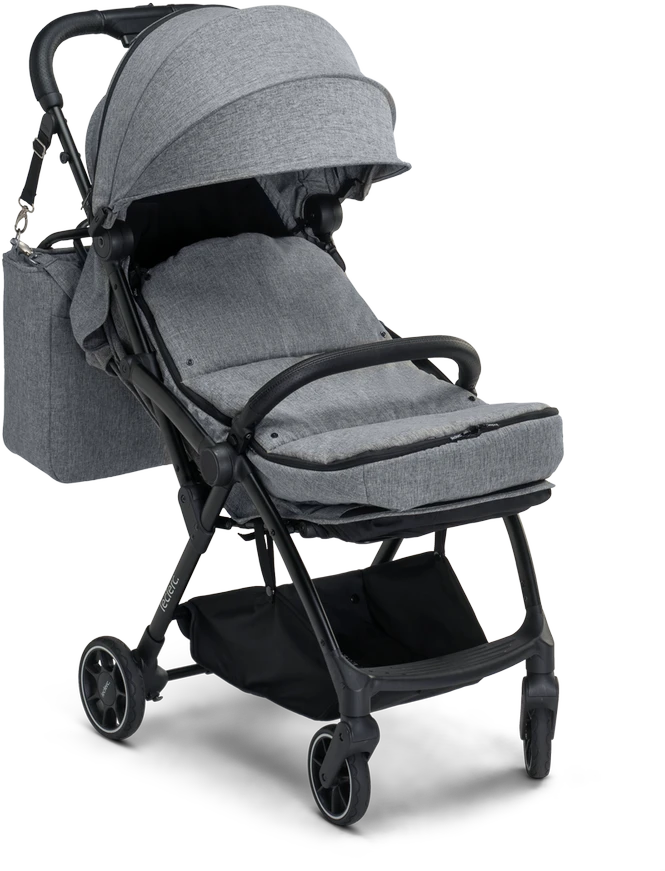 Leclerc Baby sauskelnių krepšys, pilkas (Grey melange)