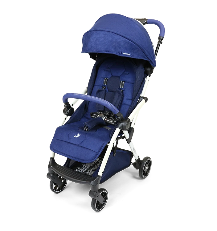 Vežimėlis Leclerc Baby Hexagon, Mėlynos spalvos aprašymas - Prekės nuotrauka