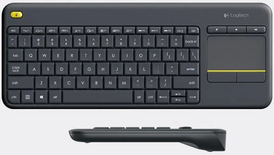 Belaidė klaviatūra Logitech K400 Plus, juoda