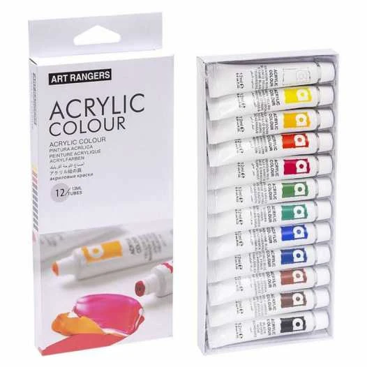 Akrilinių dažų rinkinys ART RANGERS 12x12ml