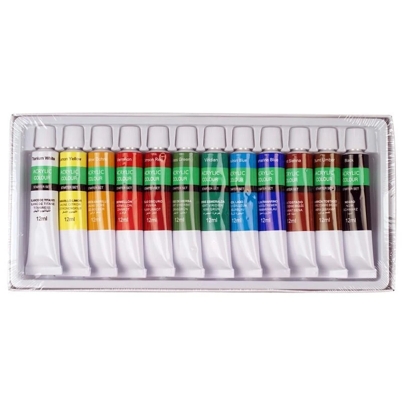 Akrilinių dažų rinkinys ART RANGERS 12x12ml