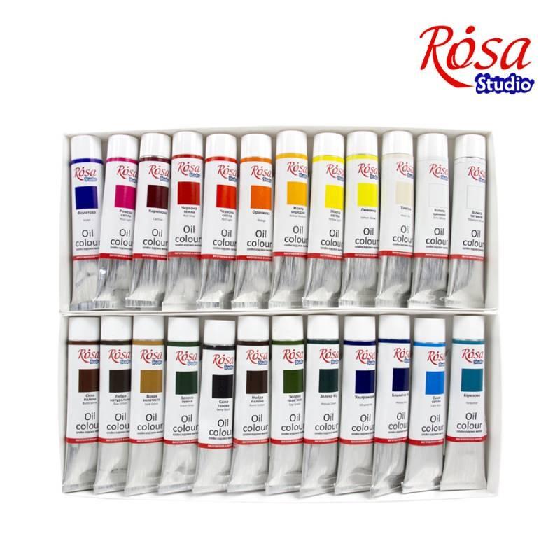 Aliejiniai dažai 24x20ml Rosa