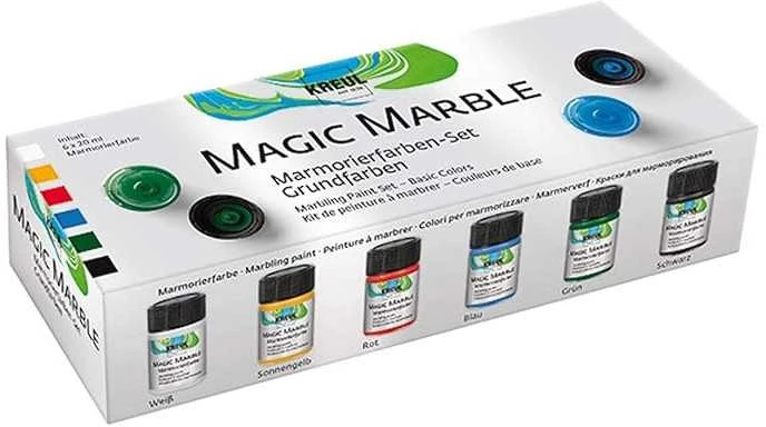 Creativ C.Kreul Kreul Marmuravimui dažų rinkinys Magic marble 6x20ml