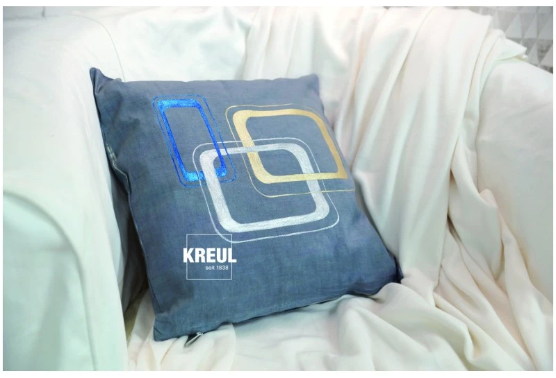 C.Kreul Tekstilinių dažų rinkinys tekstilei Metallic efekto 6x20ml