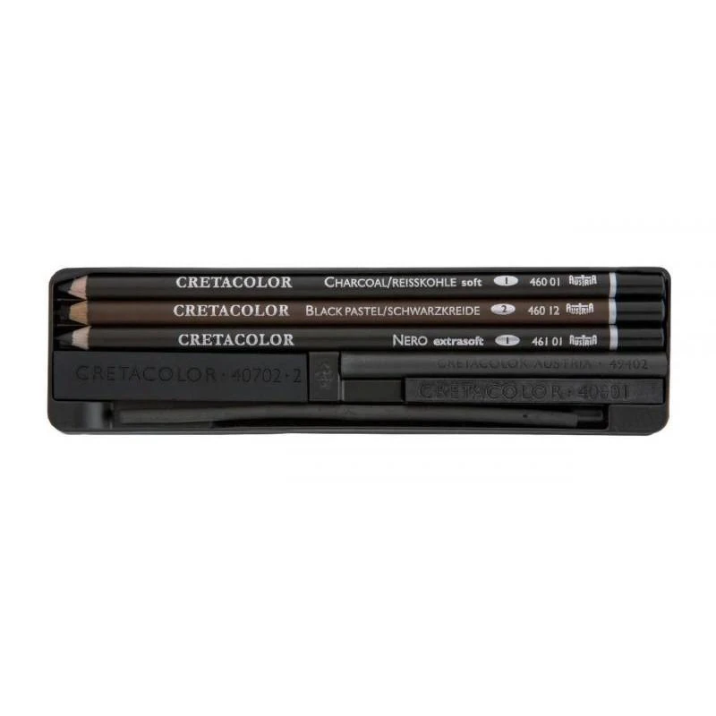 Cretacolor Charcoal rinkinys 8 vnt