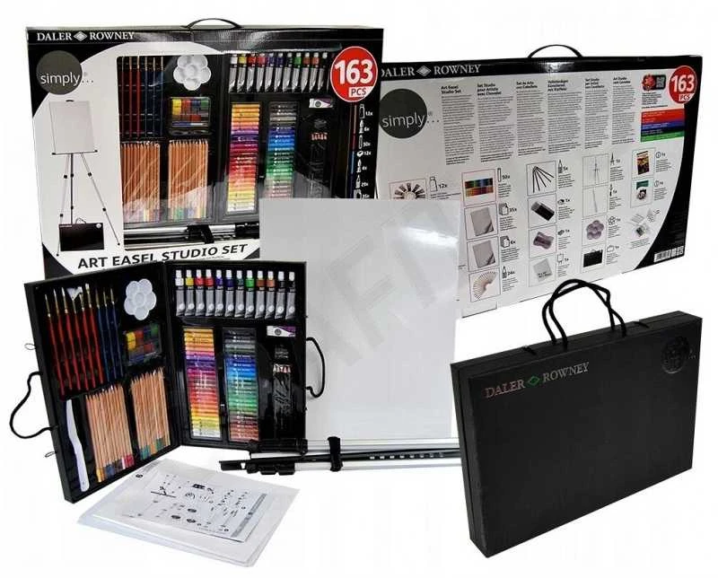 Daler Rowney Pilnas dailininko rinkinys 163 vnt
