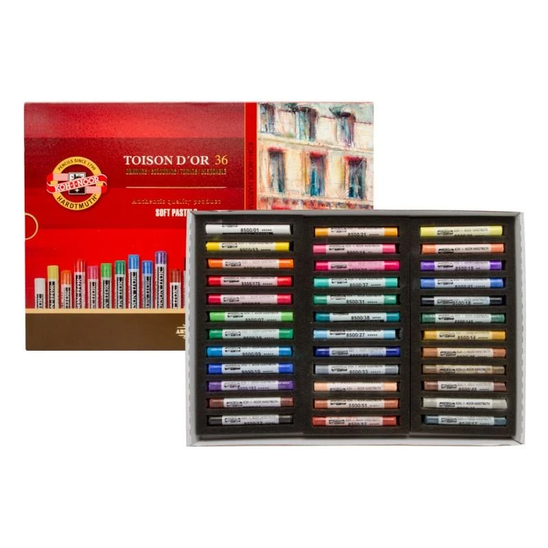 Sausos pastelės rinkinys Koh-i-Noor 36 sp