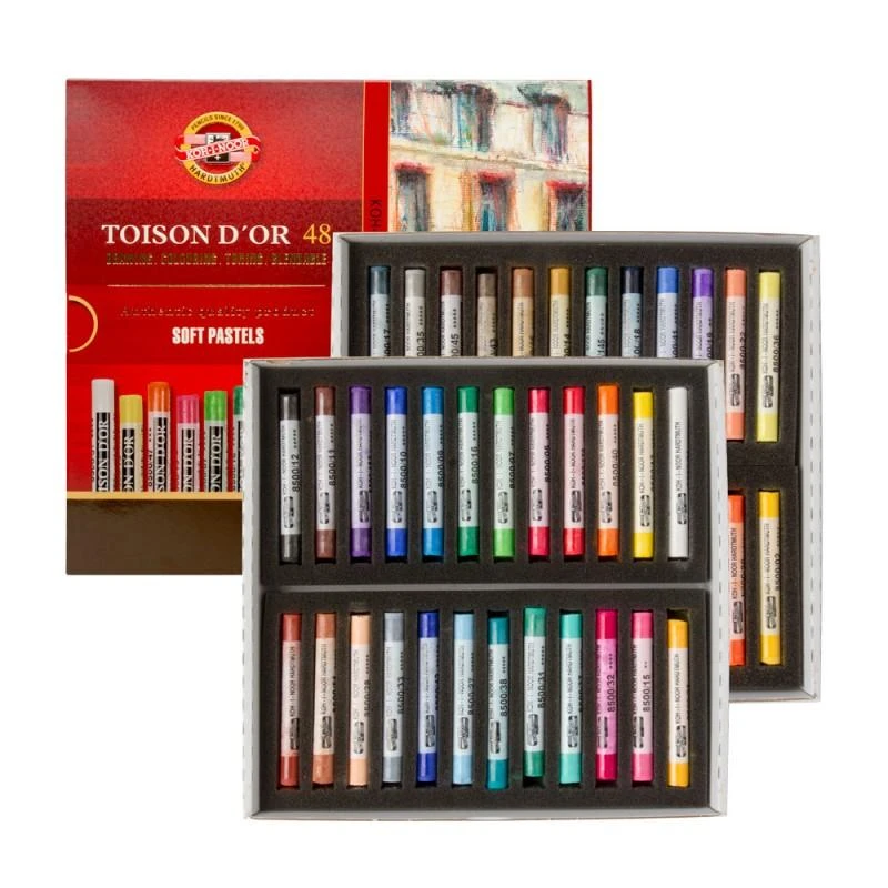 Sausos pastelės rinkinys Koh-i-Noor 48 sp