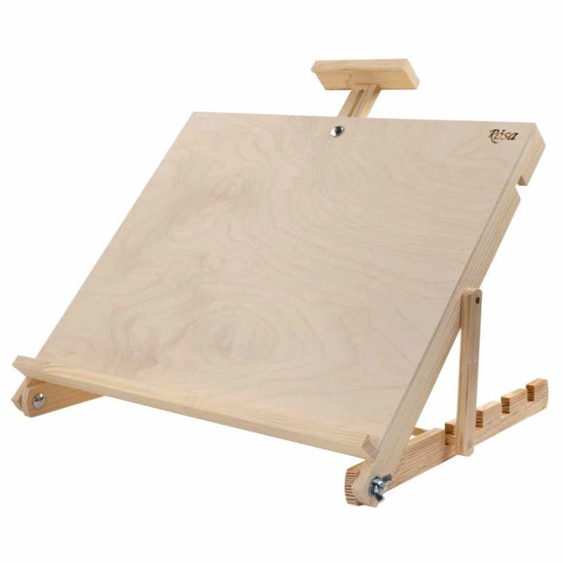 Stalinis molbertas A3 su lenta, 45x35cm Rosa Studio, pagamintas iš pušies