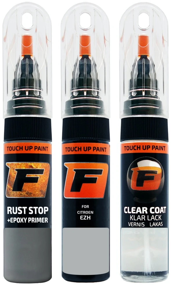 Firanto CITROEN EZH - GRIS REPSOL Rinkinys: Dažų korektorius įbrėžimų taisymui + Rūdžių modifikatorius + Lakas 15 ml