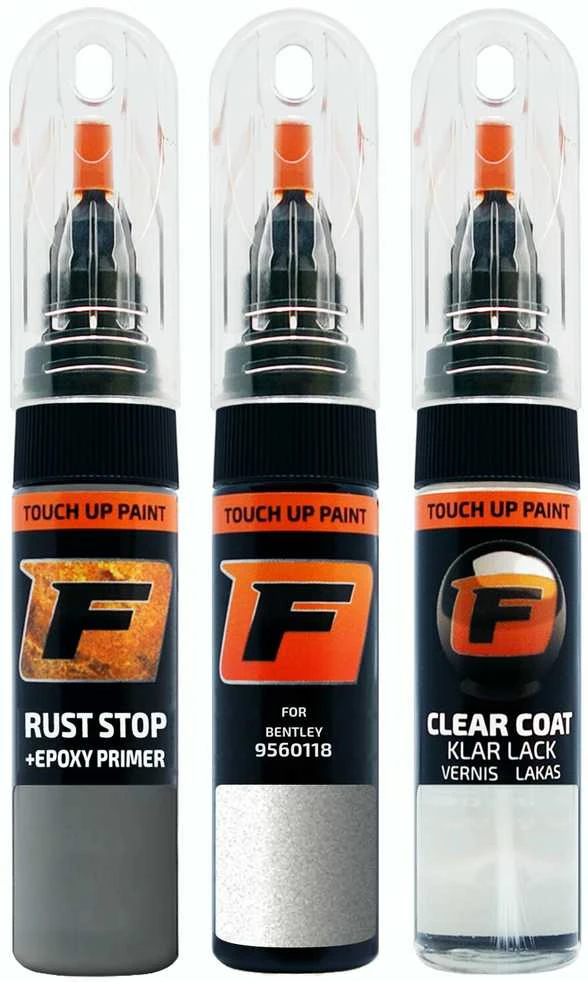 Firanto BENTLEY 9560118 - MOONBEAM Rinkinys: Dažų korektorius įbrėžimų taisymui + Rūdžių modifikatorius + Lakas 15 ml