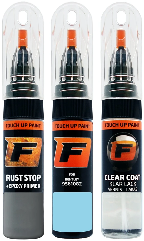 Firanto BENTLEY 9561082 - LIGHT SKY Mėlynas Rinkinys: Dažų korektorius įbrėžimų taisymui + Rūdžių modifikatorius + Lakas 15 ml