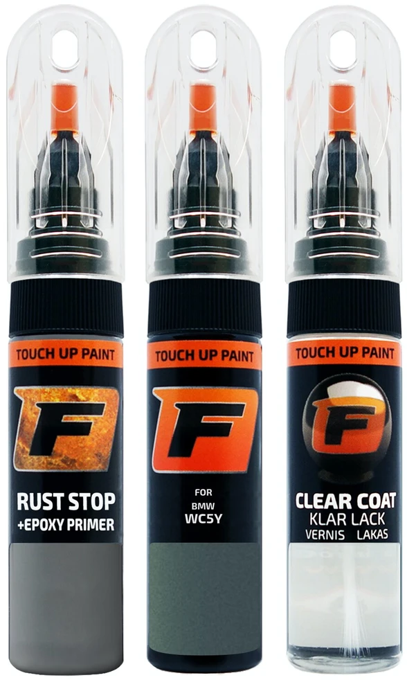 Firanto BMW WC5Y - CAPE YORK GRÜN Rinkinys: Dažų korektorius įbrėžimų taisymui + Rūdžių modifikatorius + Lakas 15 ml