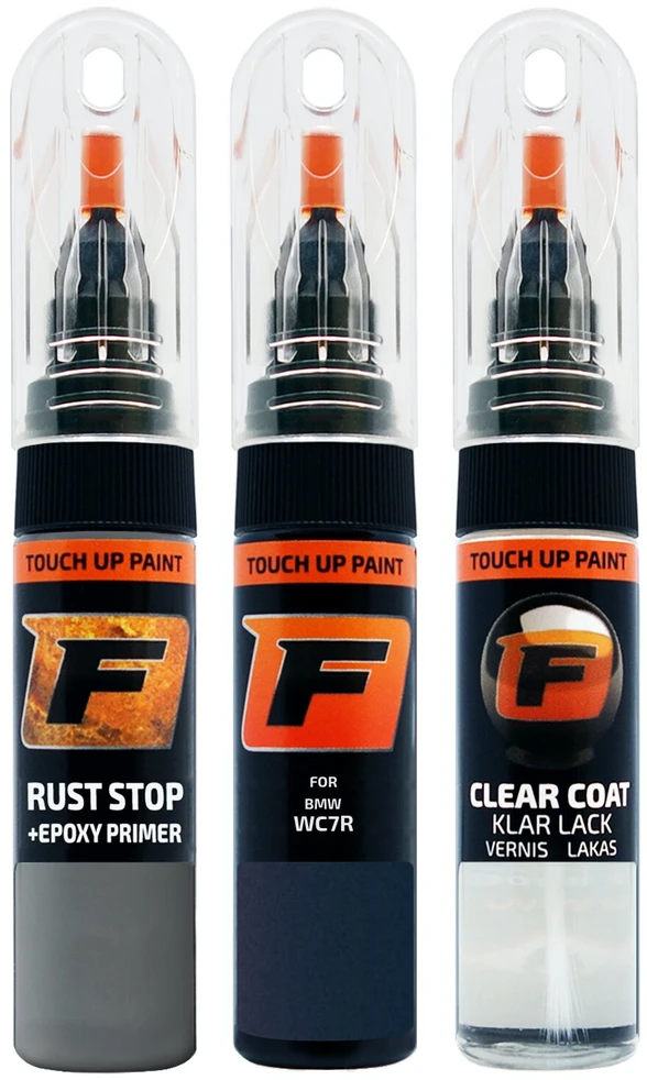 Firanto BMW WC7R - INDIGO SUNSET Mėlynas XIR. Rinkinys: Dažų korektorius įbrėžimų taisymui + Rūdžių modifikatorius + Lakas 15 ml