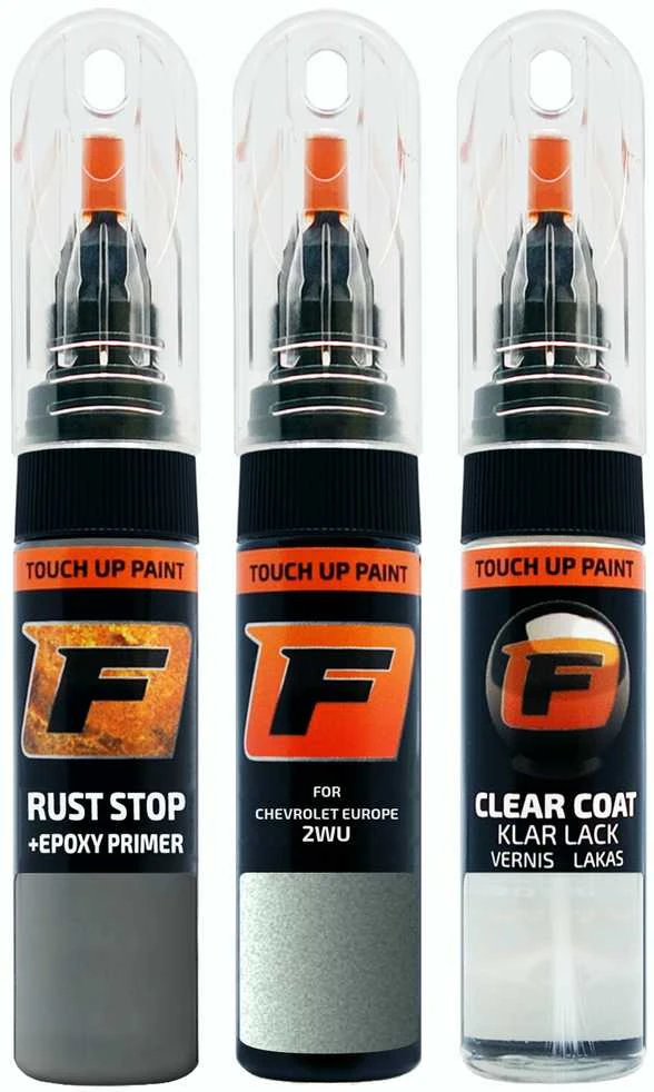 Firanto CHEVROLET EUROPE 2WU - MINT Žalias Rinkinys: Dažų korektorius įbrėžimų taisymui + Rūdžių modifikatorius + Lakas 15 ml