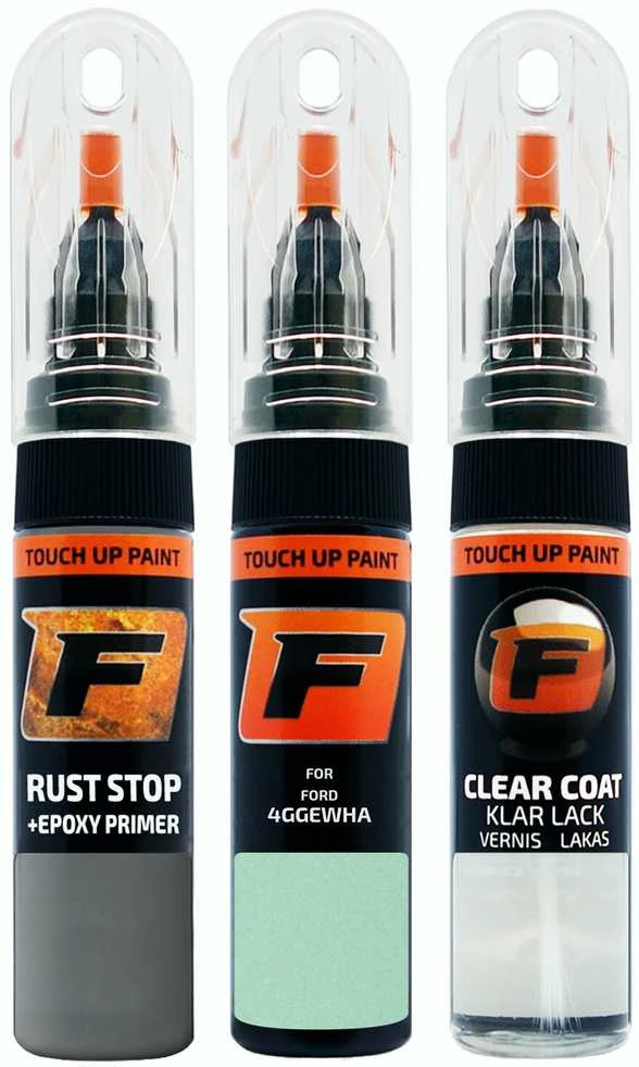 Firanto FORD 4GGEWHA - MINT Žalias Rinkinys: Dažų korektorius įbrėžimų taisymui + Rūdžių modifikatorius + Lakas 15 ml