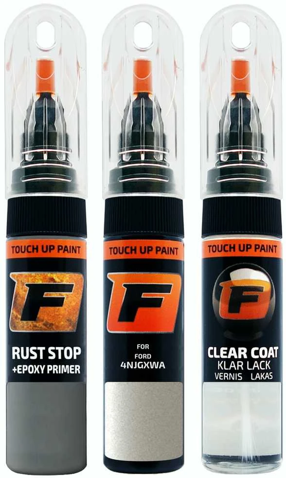 Firanto FORD 4NJGXWA - CASHMERE BEIGE Rinkinys: Dažų korektorius įbrėžimų taisymui + Rūdžių modifikatorius + Lakas 15 ml