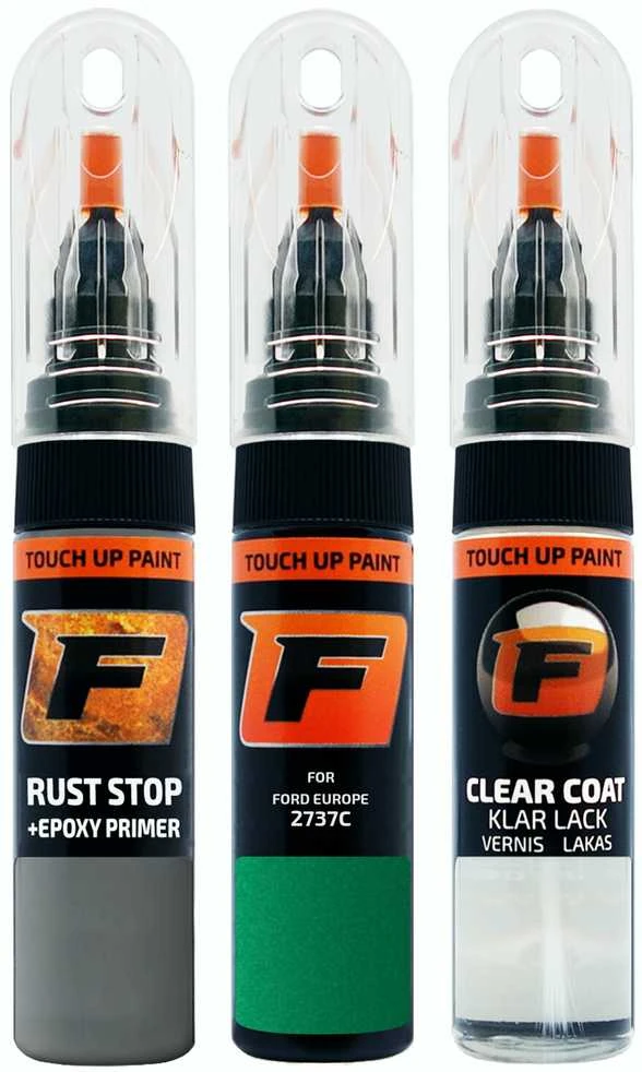 Firanto FORD EUROPE 2737C - MINT Žalias Rinkinys: Dažų korektorius įbrėžimų taisymui + Rūdžių modifikatorius + Lakas 15 ml