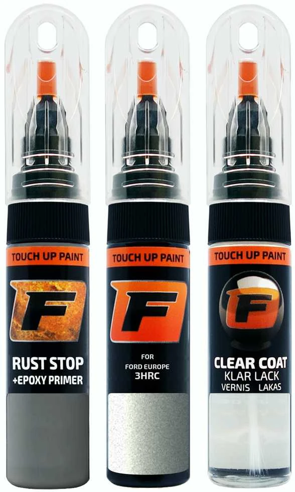 Firanto FORD EUROPE 3HRC - VITRO Rinkinys: Dažų korektorius įbrėžimų taisymui + Rūdžių modifikatorius + Lakas 15 ml